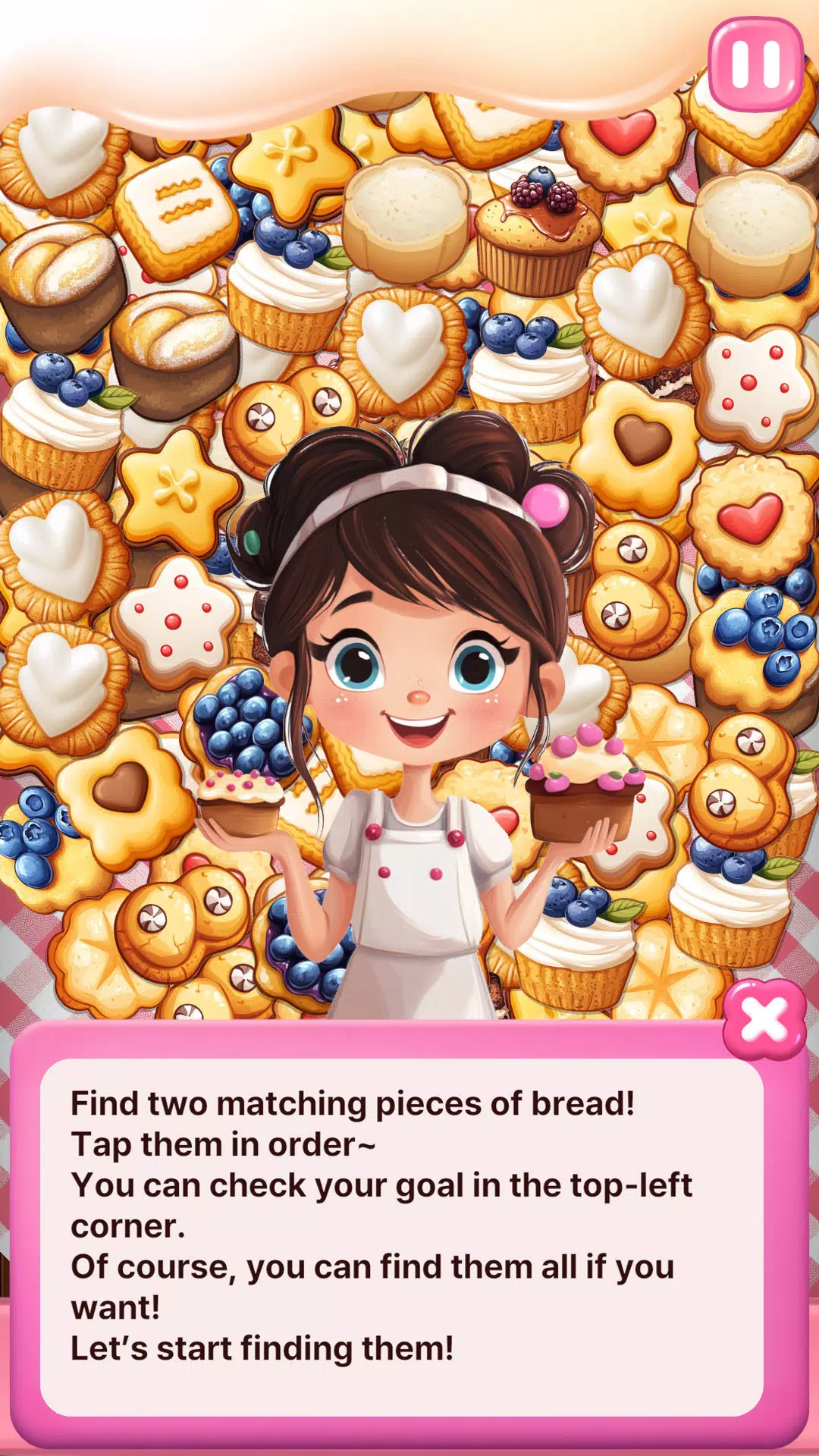 Match Puzzle 1+1 Bakery Скриншот 1