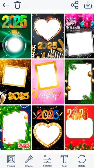 Christmas Photo Frames & Cards Schermafbeelding 1