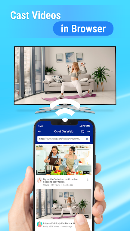 Screen Mirroring: Cast to TV Ảnh chụp màn hình 1