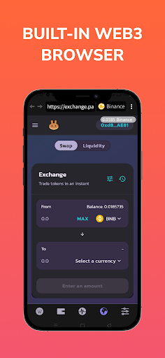 WalletSwap Crypto Wallet Tangkapan skrin 0