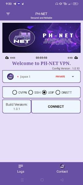 Schermata PH-NET VPN 2