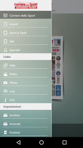 Corriere dello Sport HD Tangkapan skrin 1