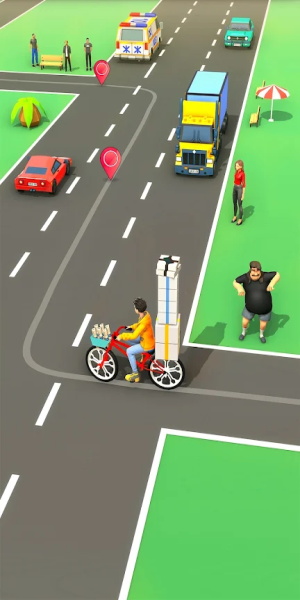 Paperboy Ticket Delivery Game應用截圖第2張