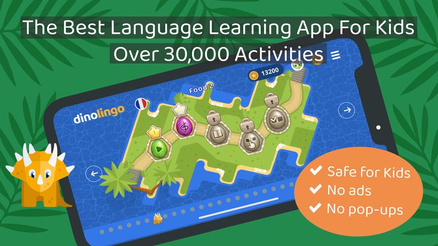 Dinolingo Kids Learn Languages Capture d'écran 0