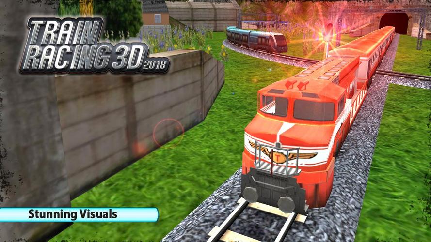 Train Racing 3D-2023 Train Sim Zrzut ekranu 0
