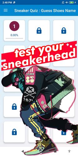 sneaker quiz Скриншот 1