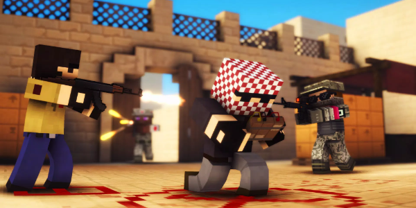 Pixel Strike 3D Mod ภาพหน้าจอ 0
