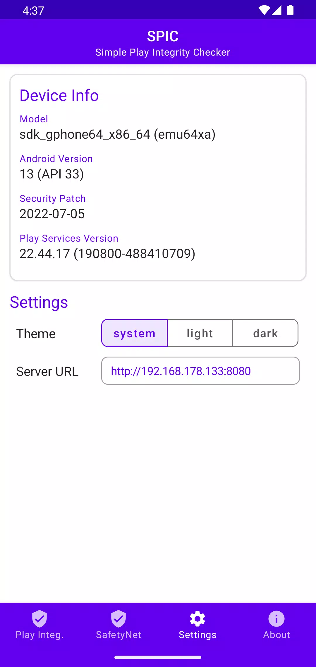 SPIC - Play Integrity Checker Скриншот 2