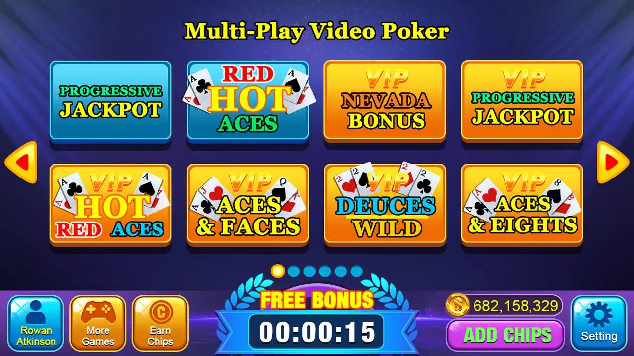 Video Poker Games - Multi Hand Schermafbeelding 2