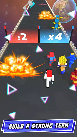 Schermata Hero Craft 3D: Run & Battle 2