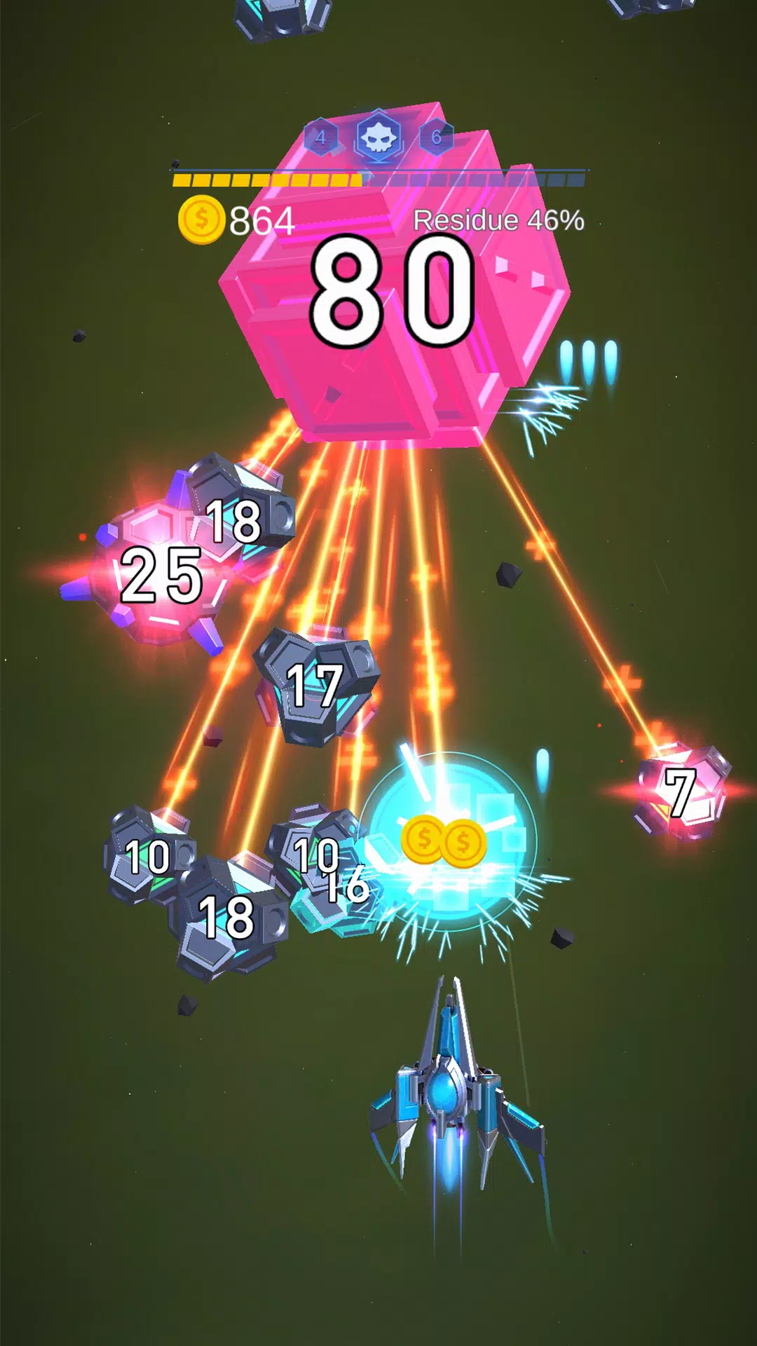 Dust Settle 3D - Galaxy Attack Screenshot 2