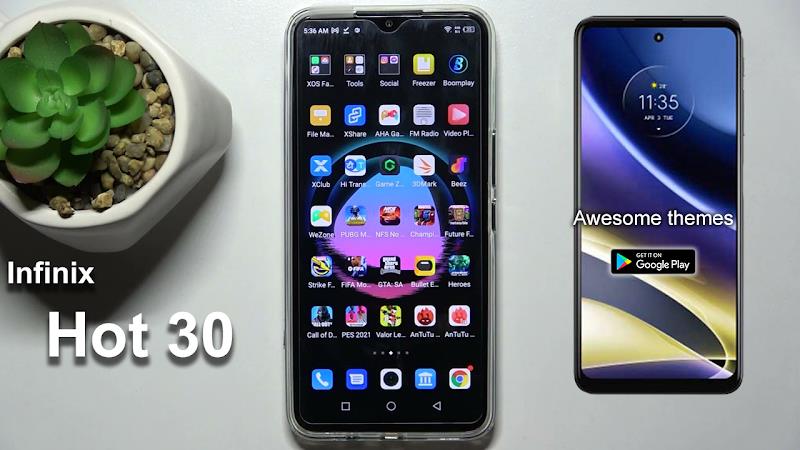 Infinix Hot 30 Launcher:Themes Captura de pantalla 1