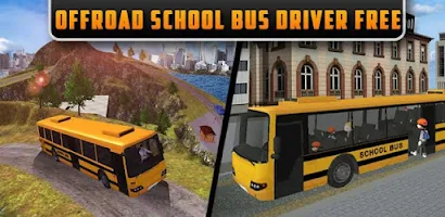 Offroad School Bus Driver Game Schermafbeelding 0