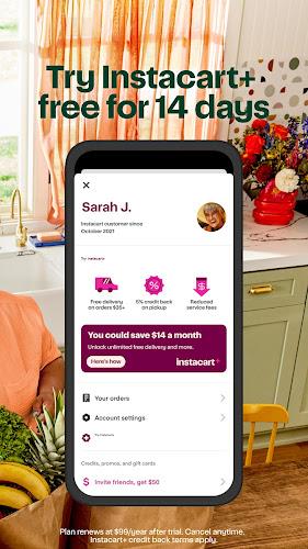 Instacart: Get Food Delivery 스크린샷 1