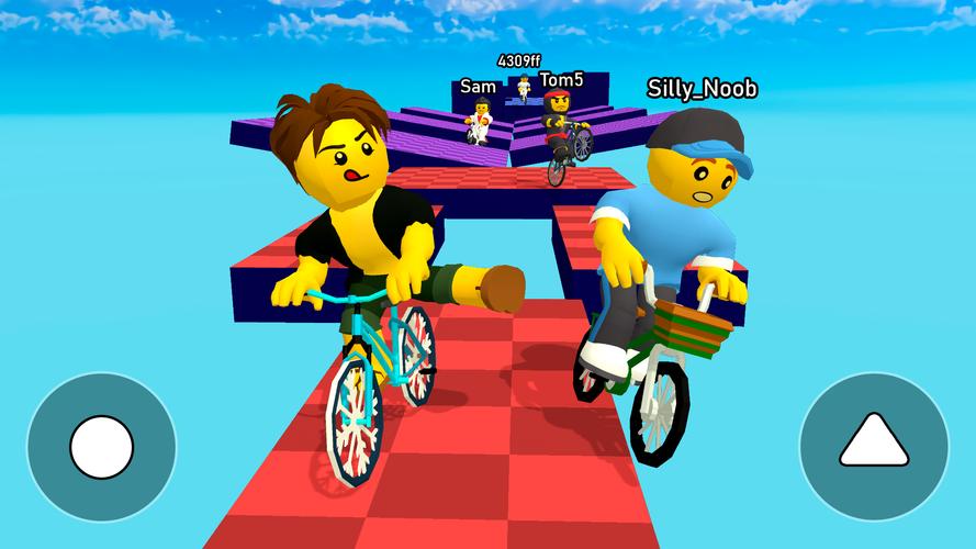 Obby bike: Parkour Adventure 스크린샷 3