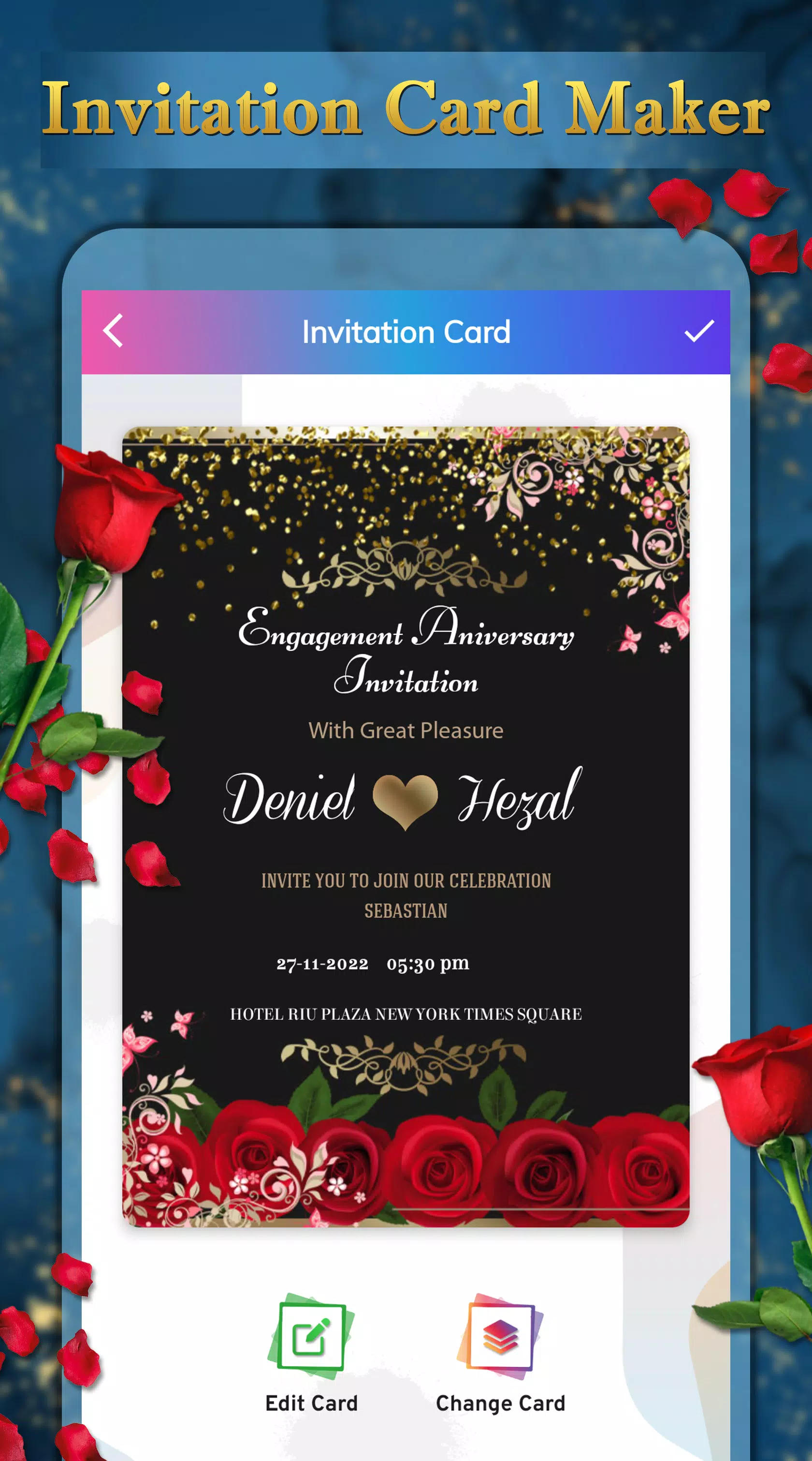 Invitation Card Maker應用截圖第2張