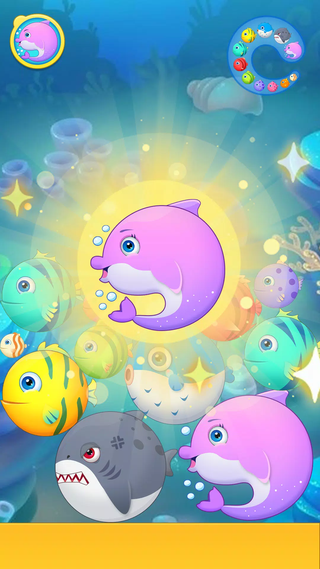 Sea Animals - Merge Game Tangkapan skrin 2