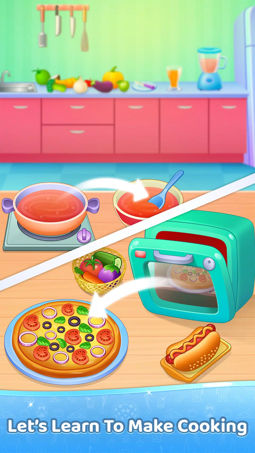 Kitchen Set: Toy Cooking Games स्क्रीनशॉट 3