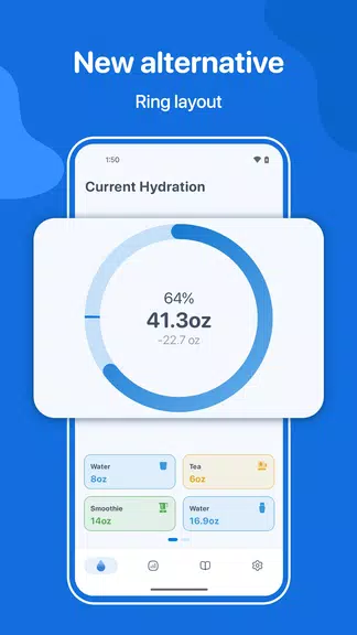 Water Tracker: WaterMinder app ဖန်သားပြင်ဓာတ်ပုံ 2