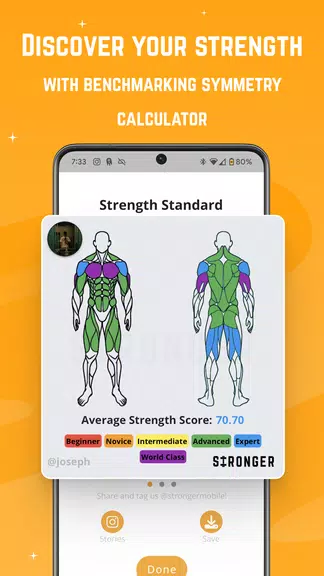 Stronger - Workout Gym Tracker スクリーンショット 1