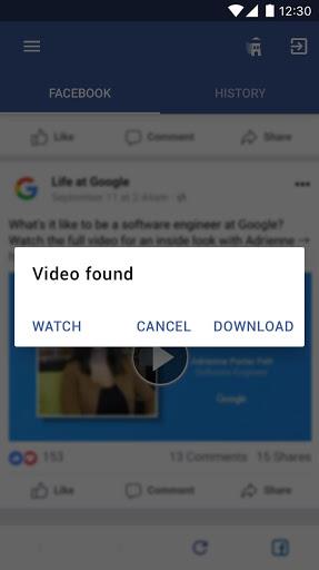 Video Downloader for Facebook Video Downloader Скриншот 2