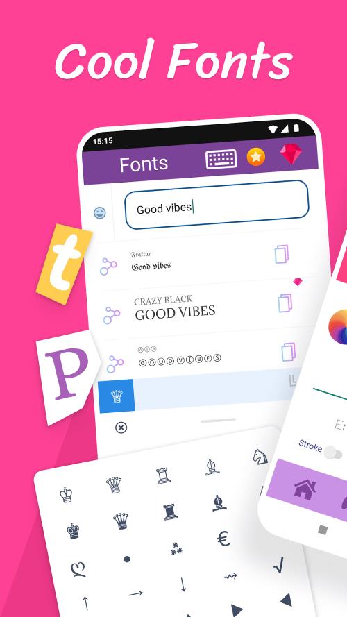 Fonts: Stylish Text Cool Fonts ภาพหน้าจอ 3