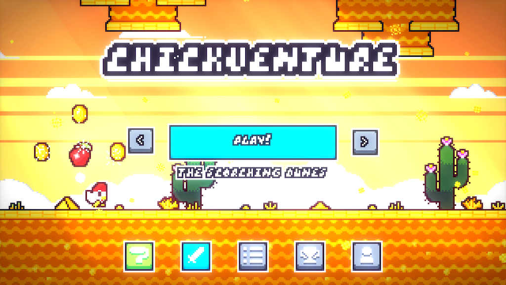 Chickventure: A Runner Game Zrzut ekranu 2