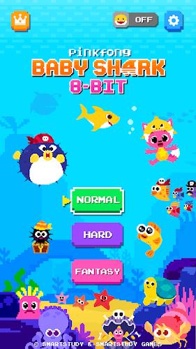 Baby Shark 8BIT : Finding Frie Schermafbeelding 0