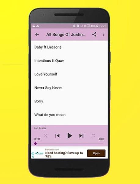 All Songs Of Justin Bieber Offline スクリーンショット 1