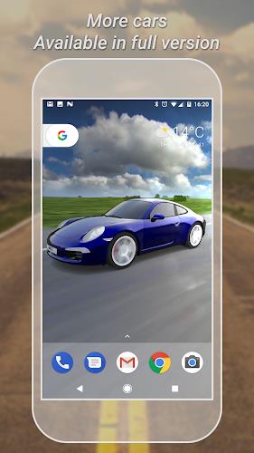 3D Car Live Wallpaper Lite Ekran Görüntüsü 3