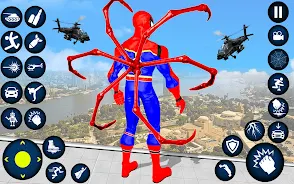 Spider Fighter Man: Rope Hero Schermafbeelding 0