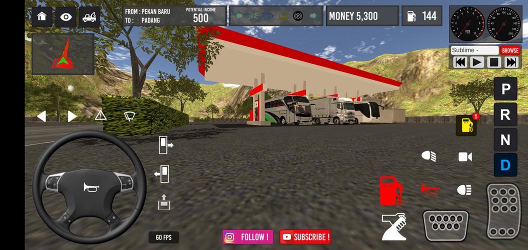 IDBS Simulator Bus Sumatera Captura de tela 1