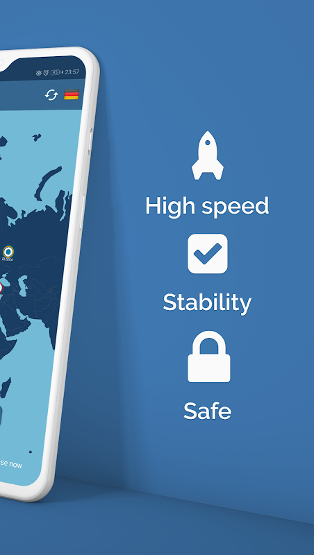 Easy VPN Free - Unlimited Secure VPN Proxy Ekran Görüntüsü 1