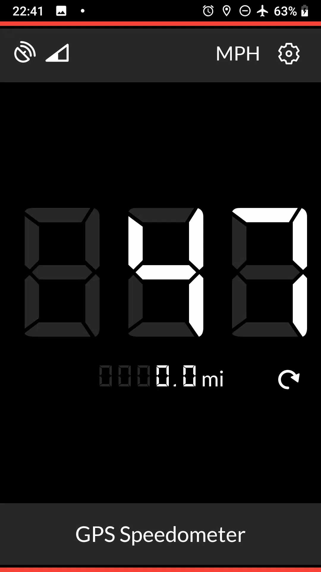 GPS Speedometer स्क्रीनशॉट 2