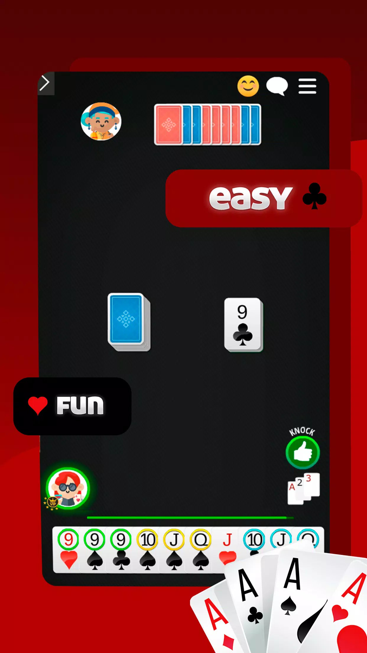 Straight Gin Rummy Online應用截圖第1張