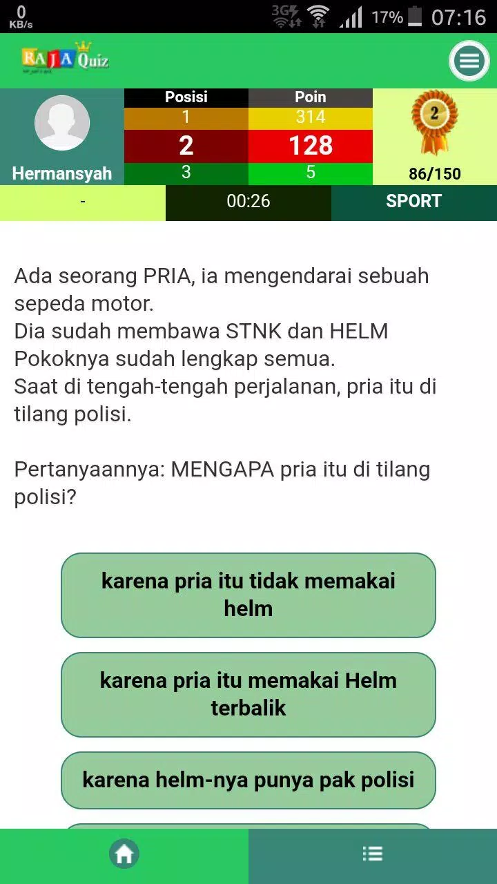 RajaQuiz 스크린샷 1