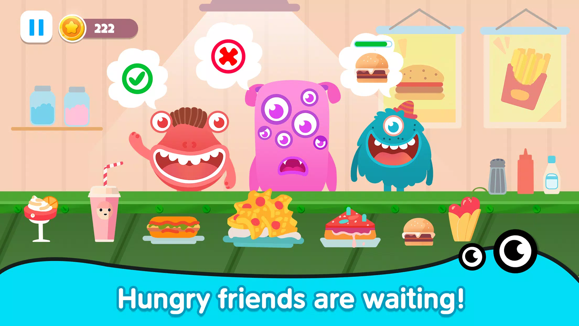 Kitchen monster games for kids Ekran Görüntüsü 3