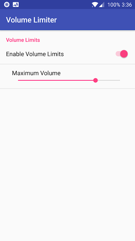 Volume Limiter Captura de pantalla 0