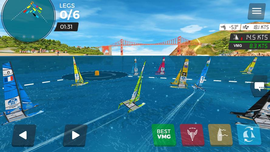 Virtual Regatta Inshore Captura de tela 1