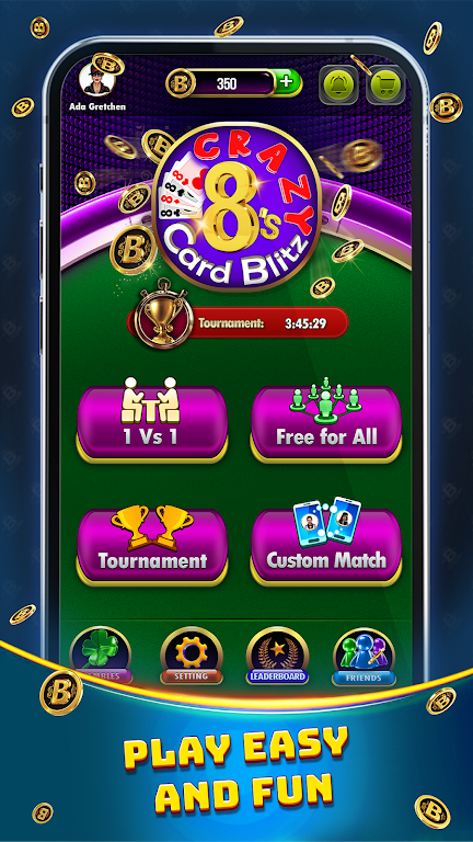 Crazy 8’s: Card Blitz Schermafbeelding 1