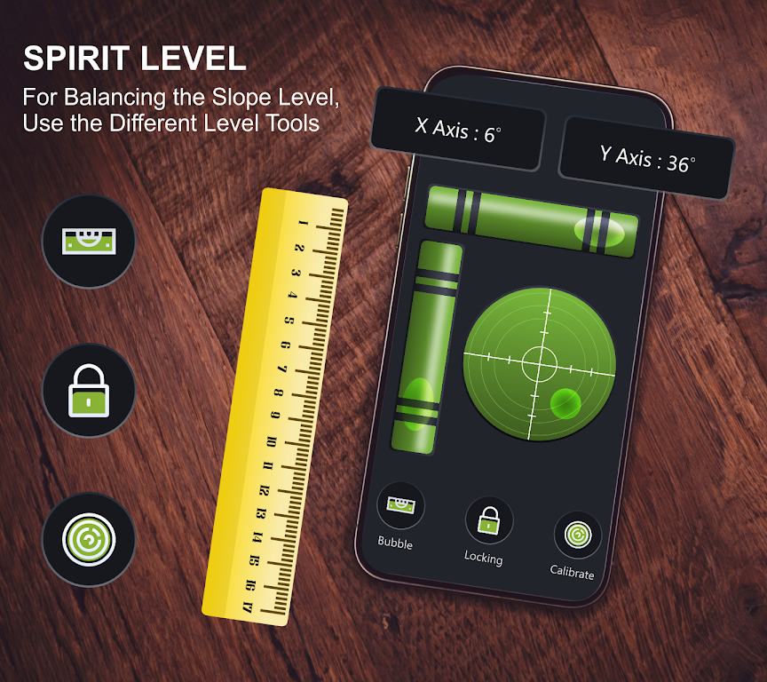 Spirit level - Bubble level Capture d'écran 2