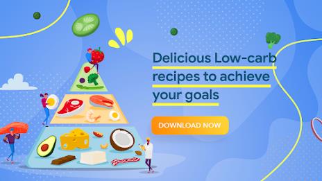 Low carb recipes diet app Ekran Görüntüsü 0