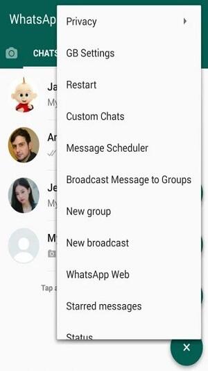 GB WhatsApp 17.80 ဖန်သားပြင်ဓာတ်ပုံ 1