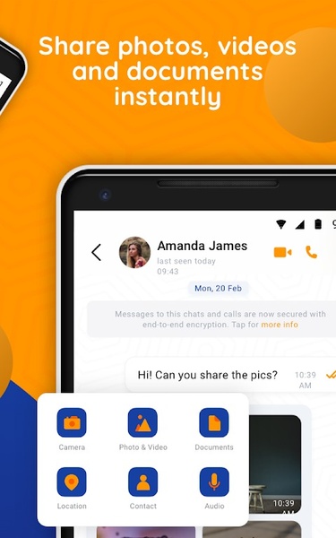 GoChat Messenger: Video Calls Screenshot 2