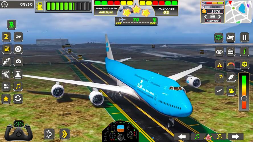 Real Flight Sim Airplane Games スクリーンショット 1