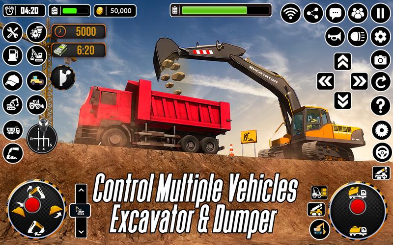City Heavy Excavator Crane 3D應用截圖第2張