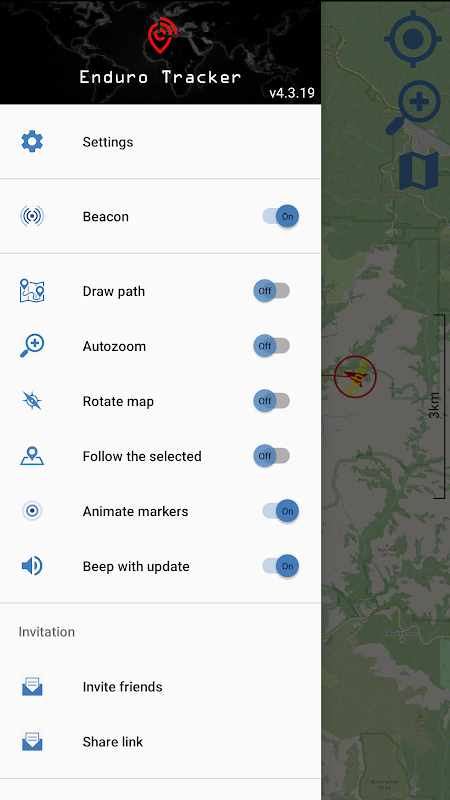 Enduro Tracker - GPS tracker Capture d'écran 0