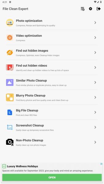 File Cleanup Expert Captura de pantalla 0