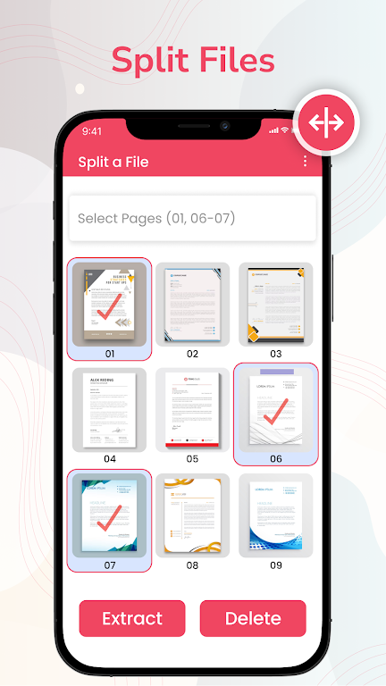 Split & Merge PDF files Ảnh chụp màn hình 3