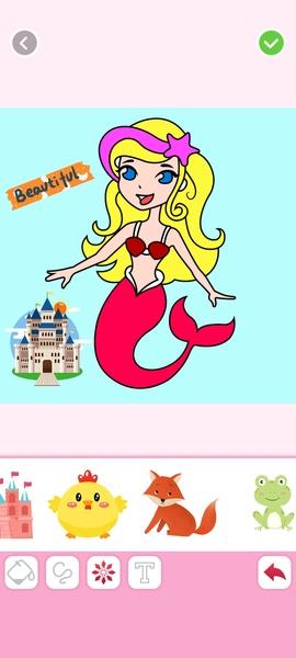 Mermaids Coloring স্ক্রিনশট 2